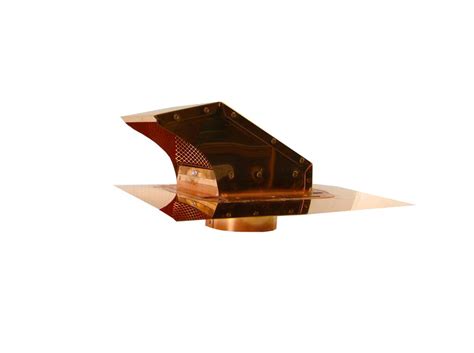 Roof Vent Dampered Copper 4 Inch Luxury Metals