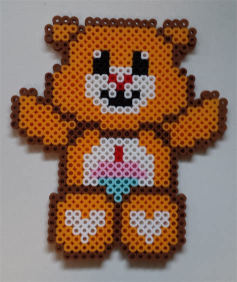 Perler Care Bear Birthday Bear Melt Beads Patterns Fuse Bead