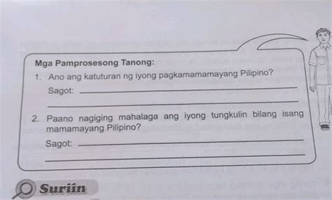 Mga Pamprosesong Tanong Ano Ang Katuturan Studyx