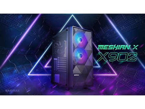 Raidmax Meshian X Pc Case Mid Tower Gaming Pc Case With Diamond