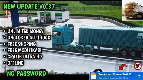 Update Nih Truckers Of Europe Mod Apk V Terbaru Unlimited Money