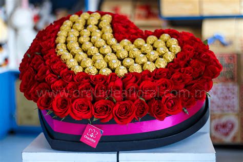 Sweet Heart Pzs Rosas Ferrreros Orqu Dea Boutique Floral