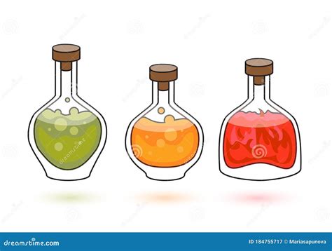 Bottle of Poison on White Background with Clipping Path Stock Vector ...