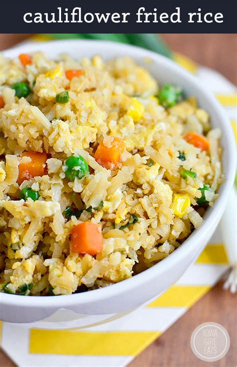 Cauliflower Fried Rice - Light and Healthy