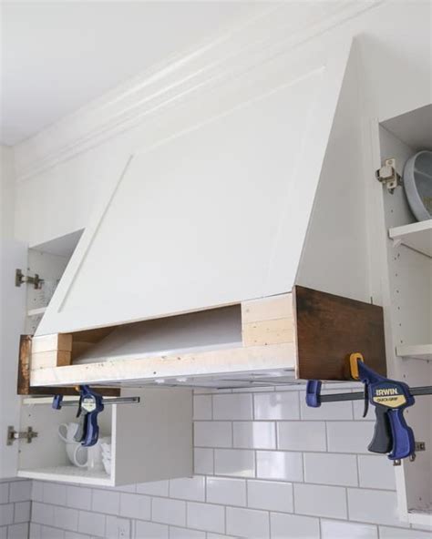 Diy Range Hood Cover Range Hood Cover Kitchen Diy Makeover Diy