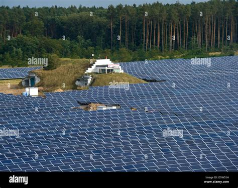 An Aerial Shot From A Small Plane Shows Germany S Biggest Solar Park In