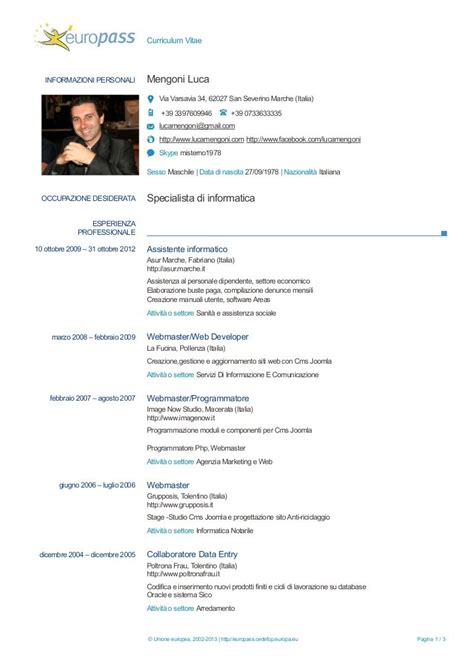 Sample Of Cv European Format — What To Include In A Cv An