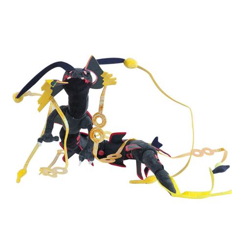 Pokemon Black Shiny Mega Rayquaza Plush Doll Stuffed Toys T 34 Inch