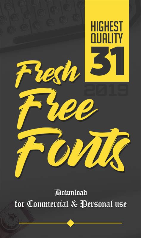 31 Fresh Free Fonts for Graphic Designers | Fonts | Graphic Design Junction