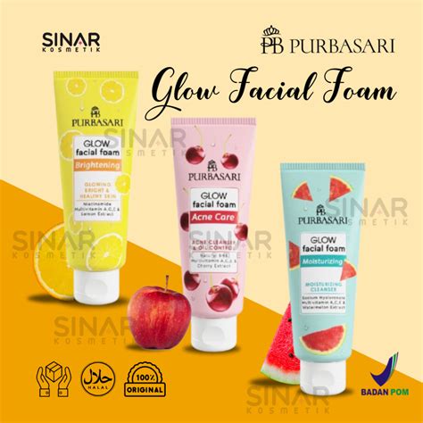 Jual Purbasari Glow Facial Foam Shopee Indonesia