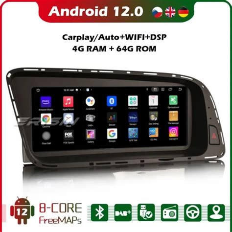 Core Android Autoradio Gps Ips Wifi Dab Carplay Navi Dvr For Audi