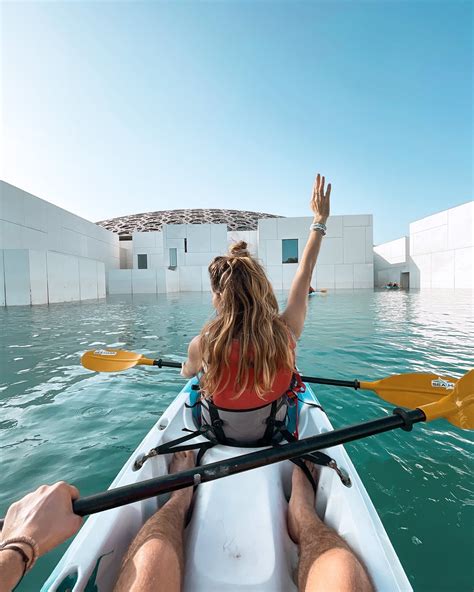 Kayaking In Louvre Abu Dhabi Full Moon Kayak At Louvre Abu Dhabi