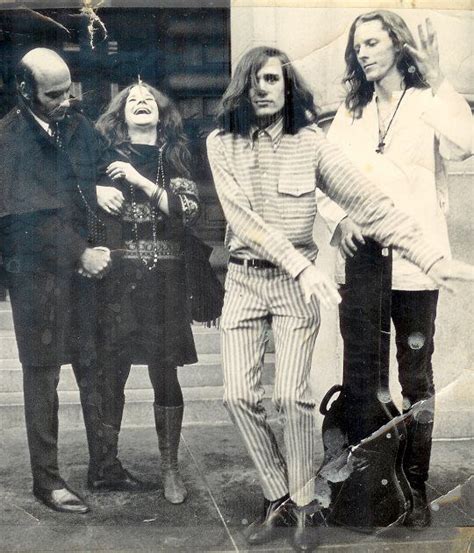 1967 Janis Joplin And Two Members Of Big Brother And The Holding