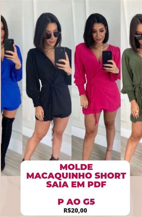 MOLDE MACAQUINHO SHORT SAIA EM PDF Nathiely Guedes Machado Hotmart