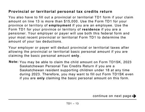 Form Td1 2023 Fill Out Sign Online And Download Printable Pdf Canada Templateroller