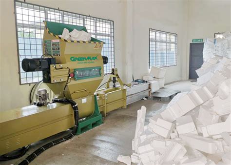 Greenmax Styrofoam Compactor Brings You More Than Recycling Eps Foam