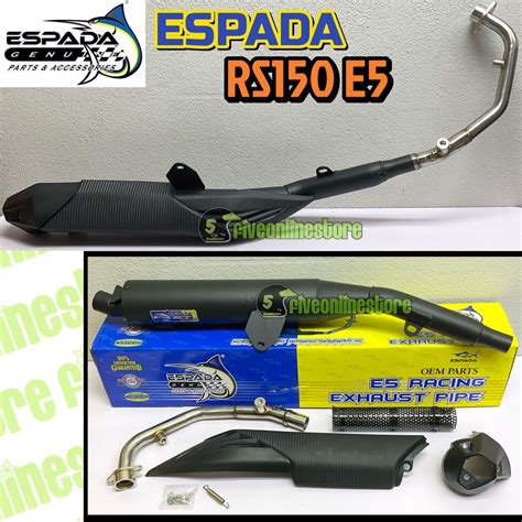 Exhaust Espada Std Cutting 100 Original Ekzos Pipe E4 E5 V5 E6 E7