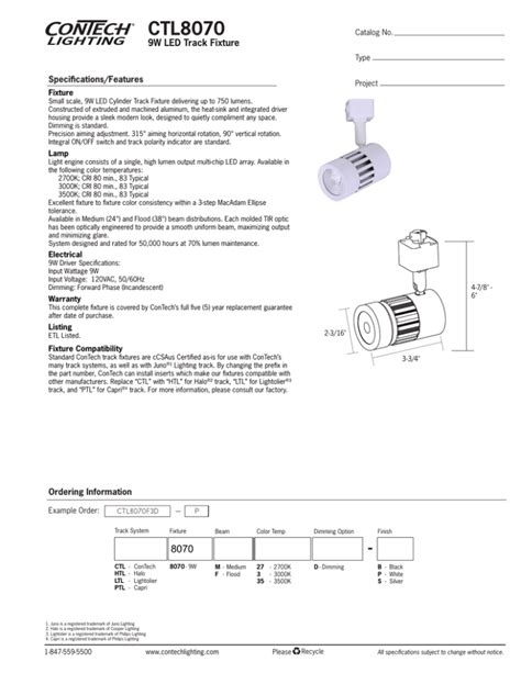 CTL8070 - ConTech Lighting