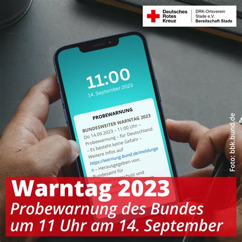 Bundesweite Warntag Am September Kurz Erkl Rt Drk