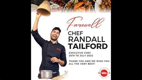 Chef Randall Farewell Video Youtube