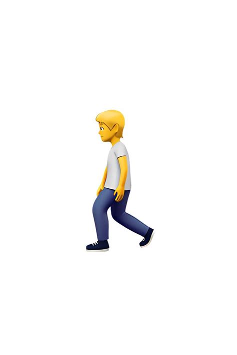 🚶 Person Walking Emoji in 2023 | Emoji, Person, Stick figures