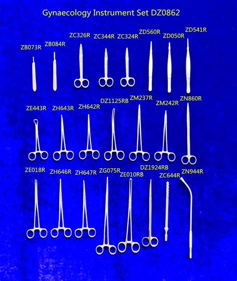 Gynecology Instrument Set Buy Product On Perlong Medical Equipment Co Ltd