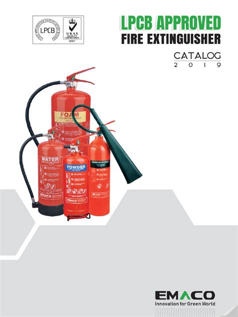 Emaco Lpcb Approved Fire Extinguisher Catalog V20 D311018 Hires Pdf