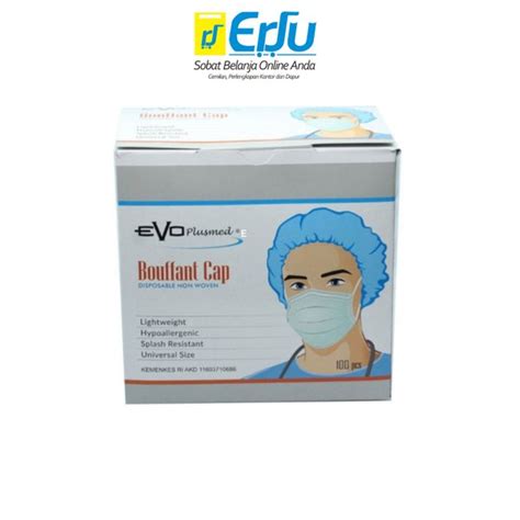 Jual Evo Bouffant Nurse Cap Penutup Kepala Medis Isi Pcs Di Lapak