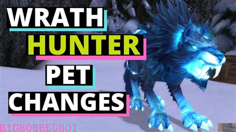 Wrath S Big Hunter Pet Changes A Hunter S Guide Wow Classic Wrath