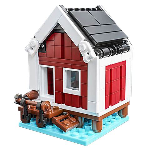 Moc Lego Mini Modulars Norwegian Cabin Rorbu Wobrick