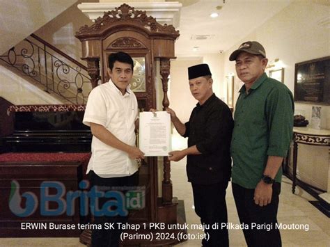 Peluang Erwin Burase Maju Di Pilkada Parimo Melebar Brita Id