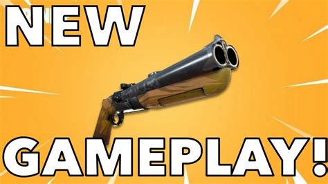 NEW FORTNITE DOUBLE BARREL SHOTGUN Gameplay Thoughts YouTube