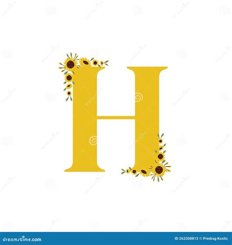 Letter H creative design stock illustration. Illustration of design - 263308813