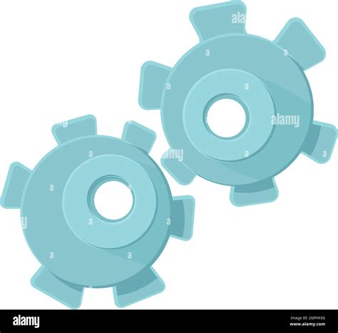 Cogwheel Icon Cartoon Style Stock Vector Image And Art Alamy