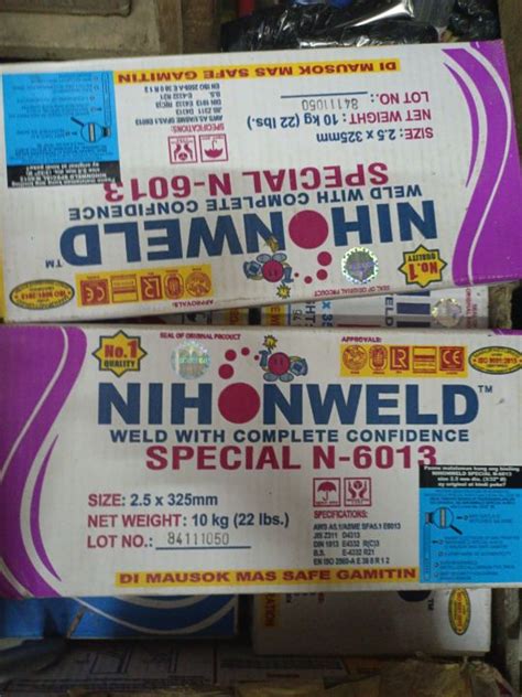 10kg Welding Rod NIHONWELD 100 ORIGINAL HEAVY DUTY HIGH QUALITY