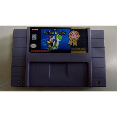 Fita Super Mario World Jogo Original Snes Cartucho Salvando Nintendo