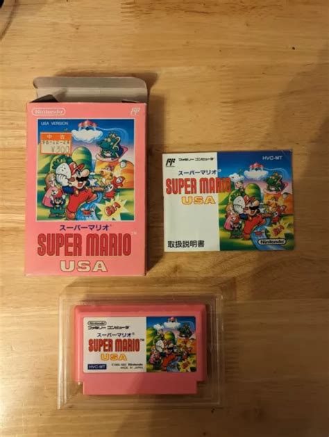 Super Mario Bros Usa Super Mario Bros 2 Nintendo Famicom Boîte Avec