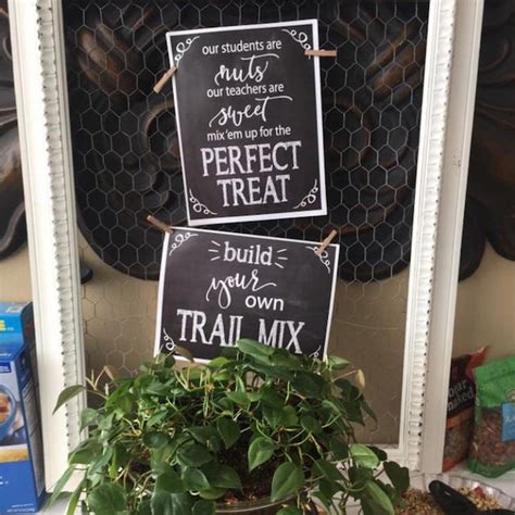 Teacher Appreciation Trail Mix Bar Etsy Australia