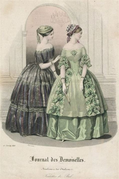 1840s In Fashion Byron S Muse Victorian Fashion Fashion Plates