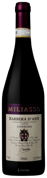 Miliasso Barbera D Asti Superiore Vivino