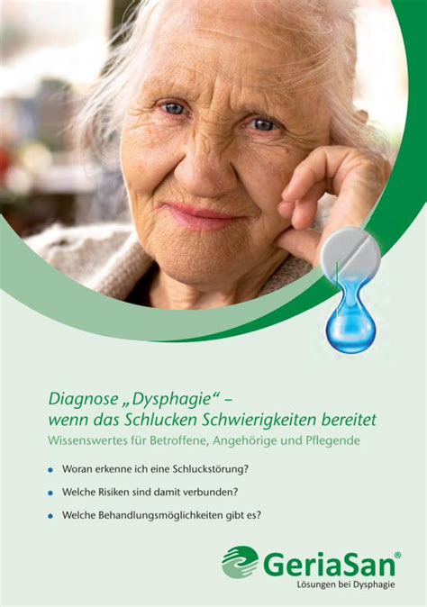 Pdf Patienteninfo Diagnose Dysphagie Wenn Das Schlucken