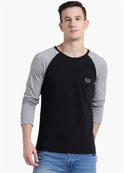 Get Handmade Two Tone Raglan Sleeves T Shirt At ₹ 349 Lbb Shop