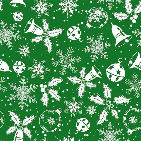 Premium Vector Christmas Seamless Background