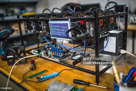 Cryptocurrency Mining Hardware High Res Stock Photo Getty Images