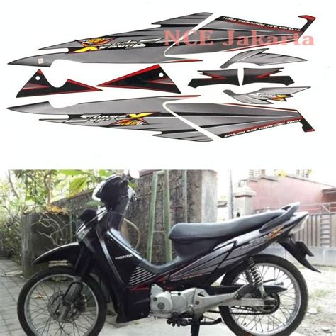 Jual Stiker Striping Supra X D Hitam Ncest Shopee Indonesia