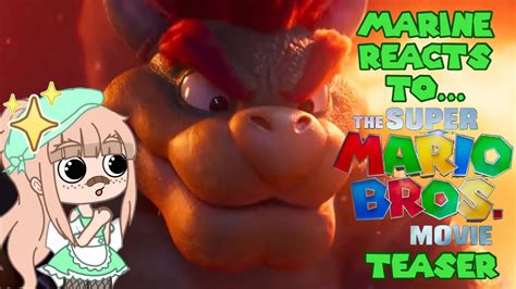 Marine Reacts To The Super Mario Bros Movie Teaser YouTube