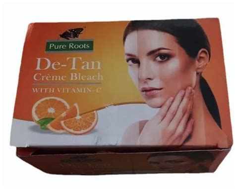 Pure Roots De Tan Cream Bleach Dry Skin Packaging Size 200 Gm At Rs