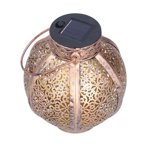 Ej Life Lampe Solaire Lanterne Creuse Solaire De Paysage De Style R Tro