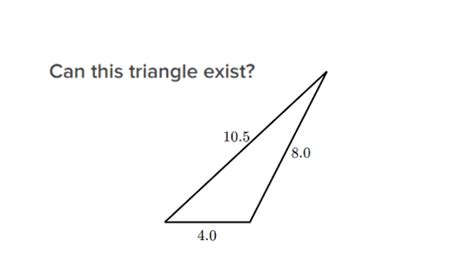 Triangle side length rules (practice) | Khan Academy