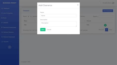 Business Permit Application And Monitoring System Clearance Module